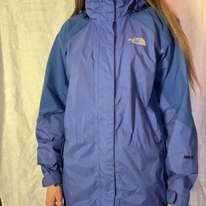 The North Face Two-Tone Blue Waterproof Jacket